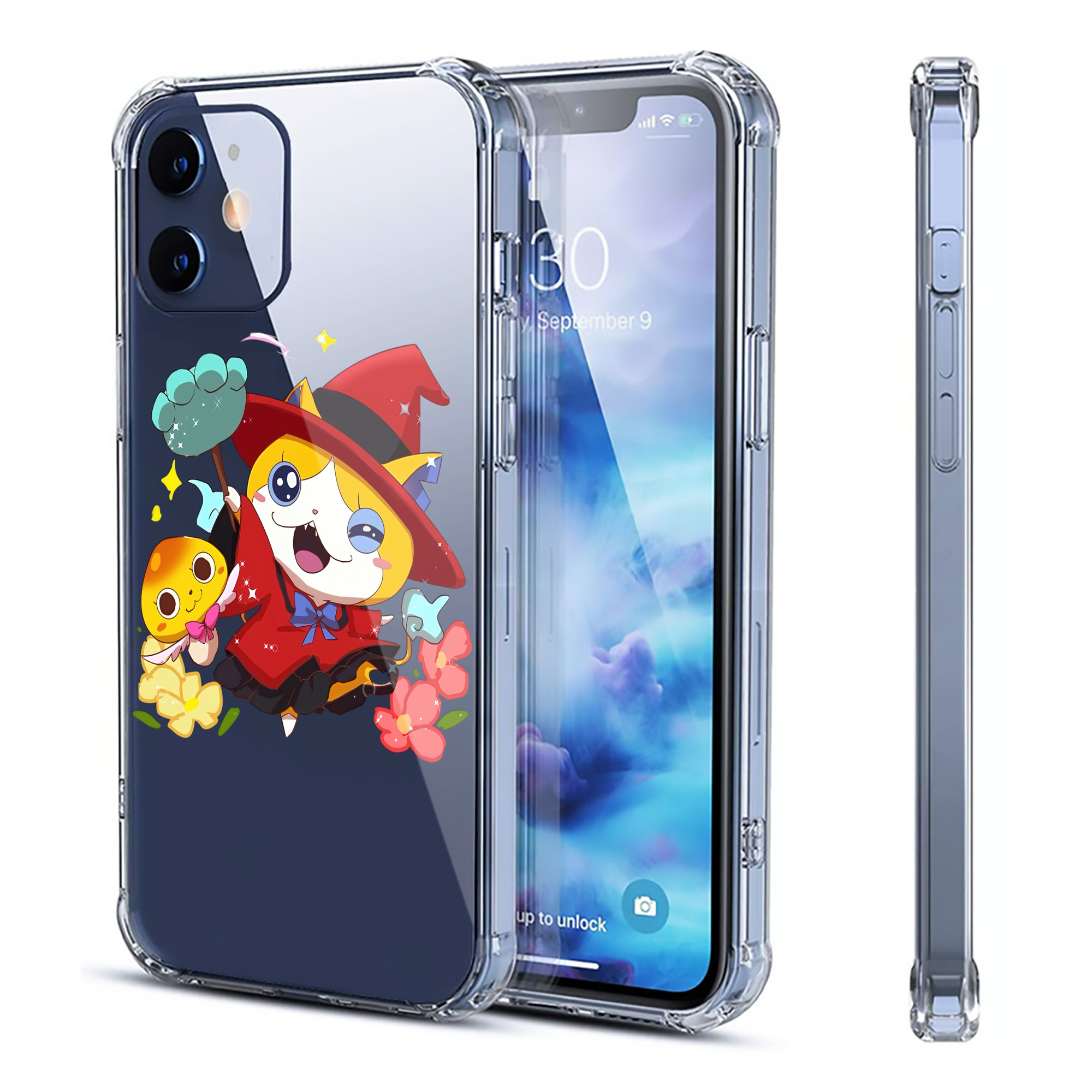 （画像用） 妖怪ウォッチ Yo-kai Watch 【iPhone 12シリーズ対応】透明スマホケース（クリアソフトケース）